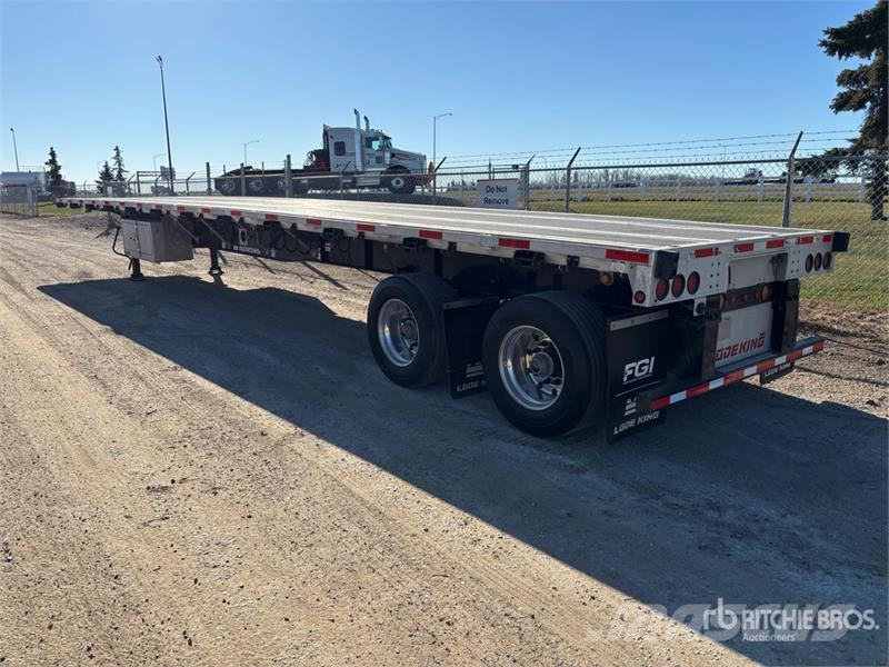 Lode King 48 ft T/A Spread Axle Flatbed Trailer Rimorchi con sponde ribaltabili