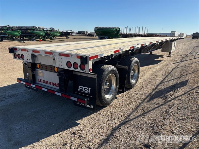 Lode King 48 ft T/A Spread Axle Flatbed Trailer Rimorchi con sponde ribaltabili