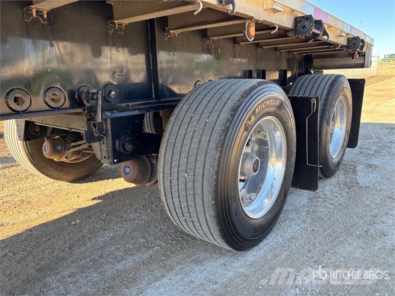 Lode King 48 ft T/A Spread Axle Flatbed Trailer Rimorchi con sponde ribaltabili