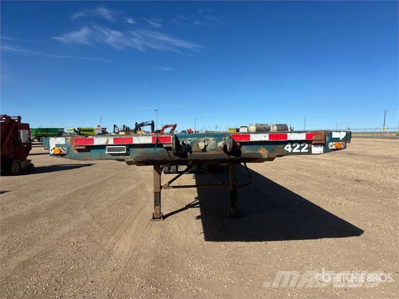 Lode King 48 ft Tri/A Flatbed Trailer Planhengere