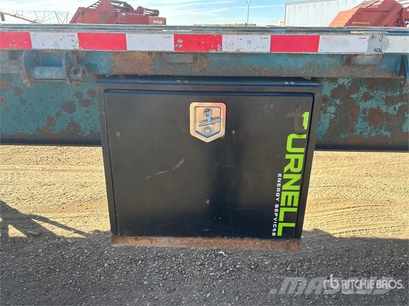 Lode King 48 ft Tri/A Flatbed Trailer Planhengere