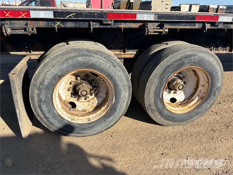 Lode King 53 ft T/A Flatbed Trailer Anhænger med lad/Flatbed
