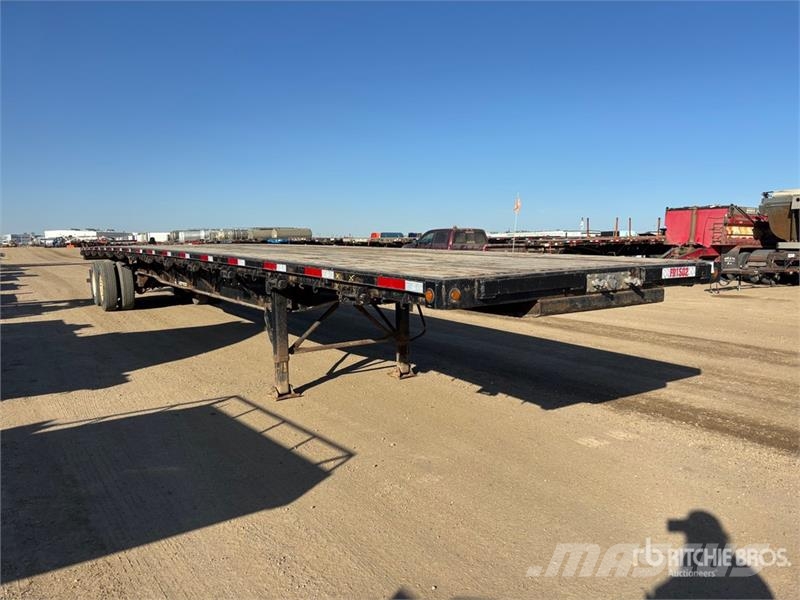 Lode King 53 ft T/A Flatbed Trailer Anhænger med lad/Flatbed