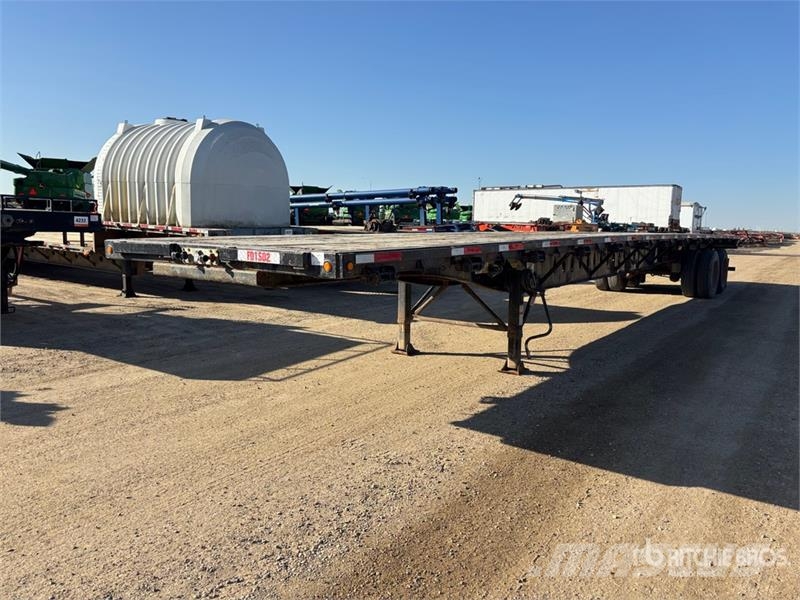 Lode King 53 ft T/A Flatbed Trailer Anhænger med lad/Flatbed