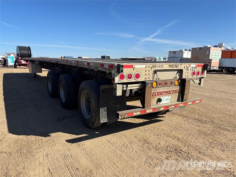 Lode King 53 ft Tri/A Flatbed Trailer Vlakke laadvloer