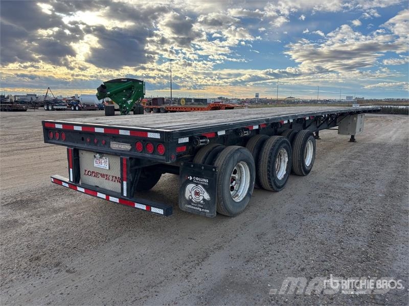 Lode King 53 ft Tri/A Flatbed Trailer Прицепы-платформы/боковая разгрузка