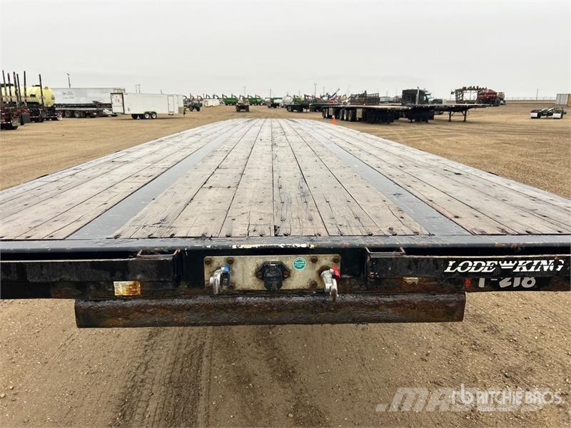 Lode King 53 ft Tri/A Flatbed Trailer Pick up/Prelata