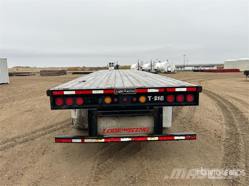 Lode King 53 ft Tri/A Flatbed Trailer Pick up/Prelata