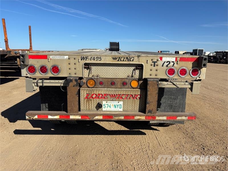 Lode King 53 ft Tri/A Flatbed Trailer Vlakke laadvloer