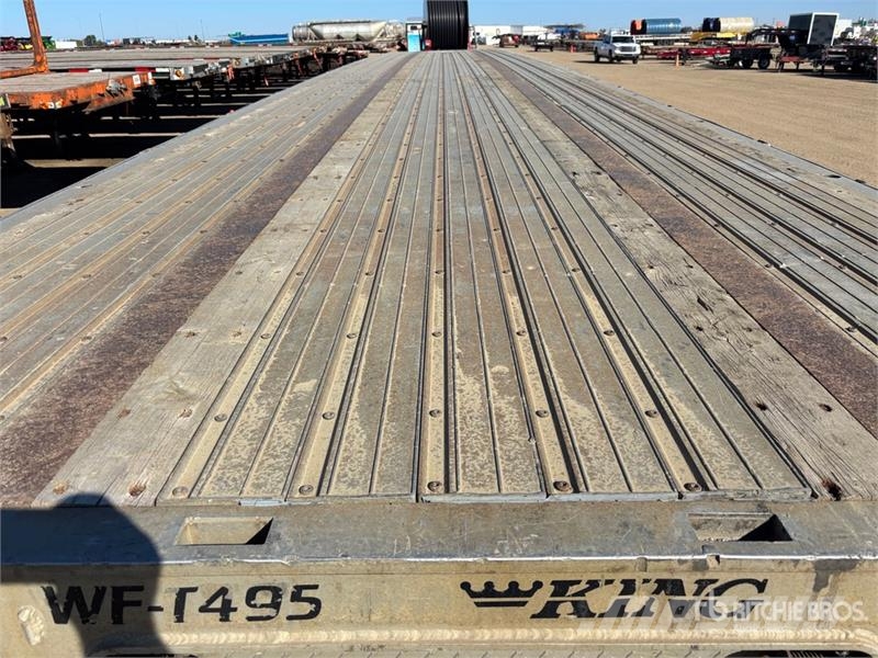 Lode King 53 ft Tri/A Flatbed Trailer Vlakke laadvloer
