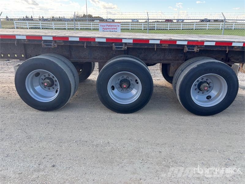 Lode King 53 ft Tri/A Flatbed Trailer 自卸半挂车