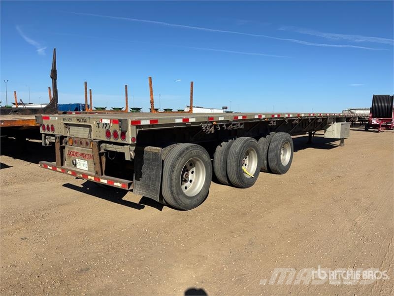 Lode King 53 ft Tri/A Flatbed Trailer Vlakke laadvloer