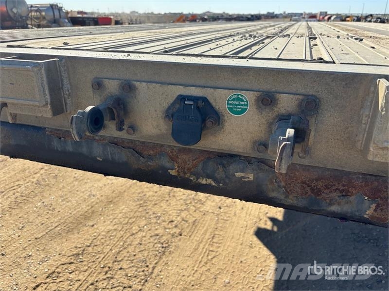 Lode King 53 ft Tri/A Flatbed Trailer Vlakke laadvloer