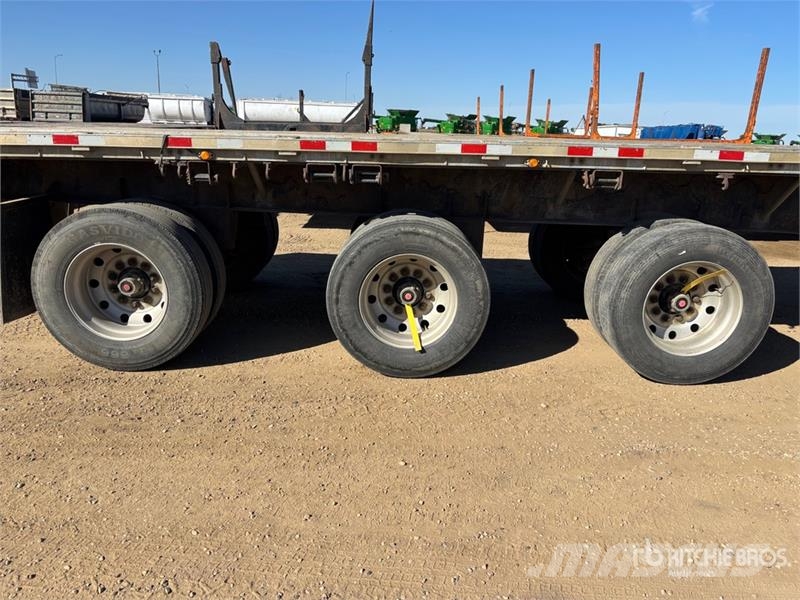Lode King 53 ft Tri/A Flatbed Trailer Vlakke laadvloer