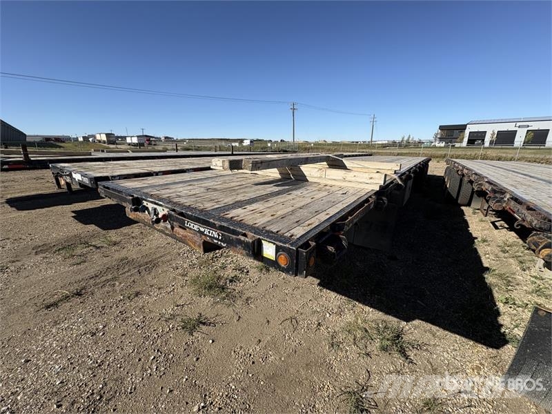 Lode King 53 ft Tri/A Flatbed Trailer Vlakke laadvloer