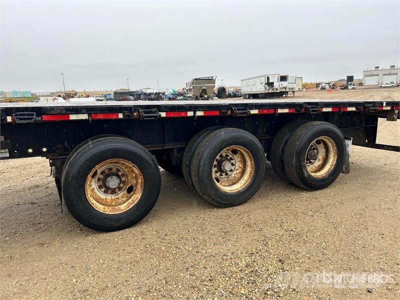 Lode King 53 ft Tri/A Flatbed Trailer Pick up/Prelata