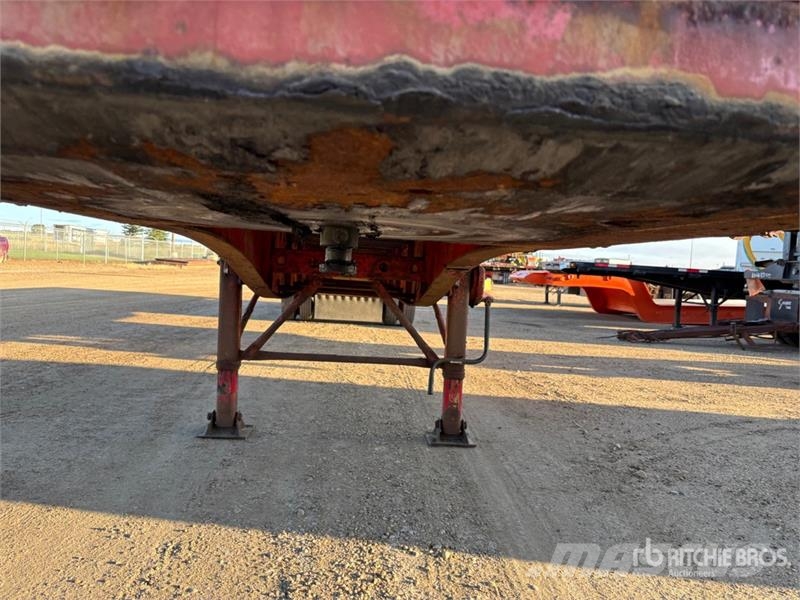 Lode King 53 ft Tri/A Flatbed Trailer Planhengere
