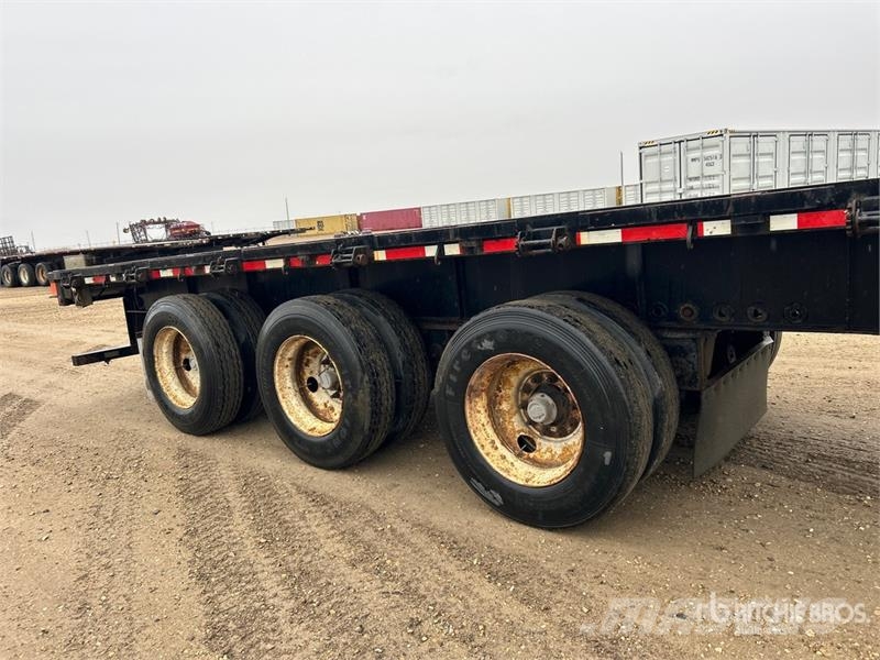 Lode King 53 ft Tri/A Flatbed Trailer Pick up/Prelata