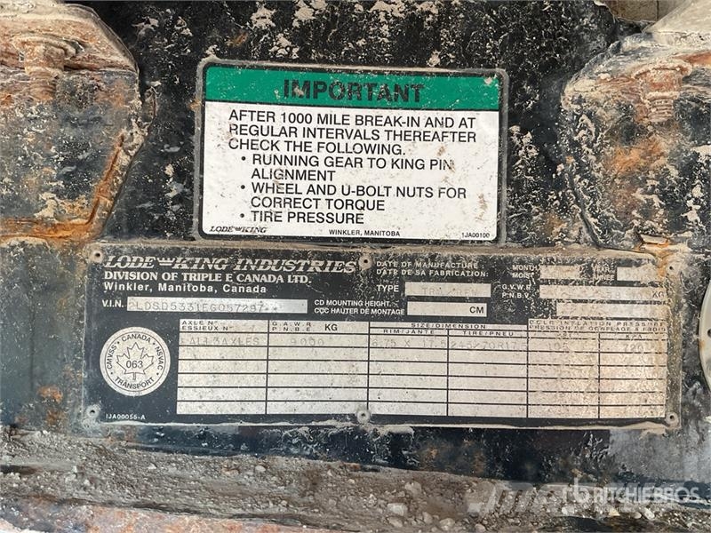 Lode King 53 ft Tri/A Step Deck Trailer Góndola de cama rebajada
