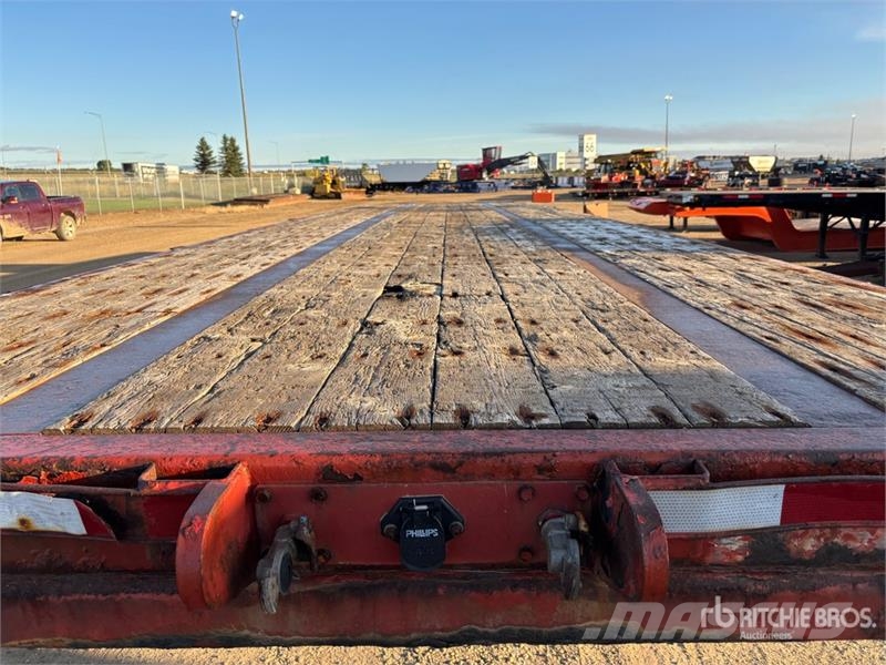 Lode King 53 ft Tri/A Flatbed Trailer Planhengere
