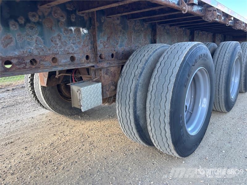 Lode King 53 ft Tri/A Flatbed Trailer 自卸半挂车