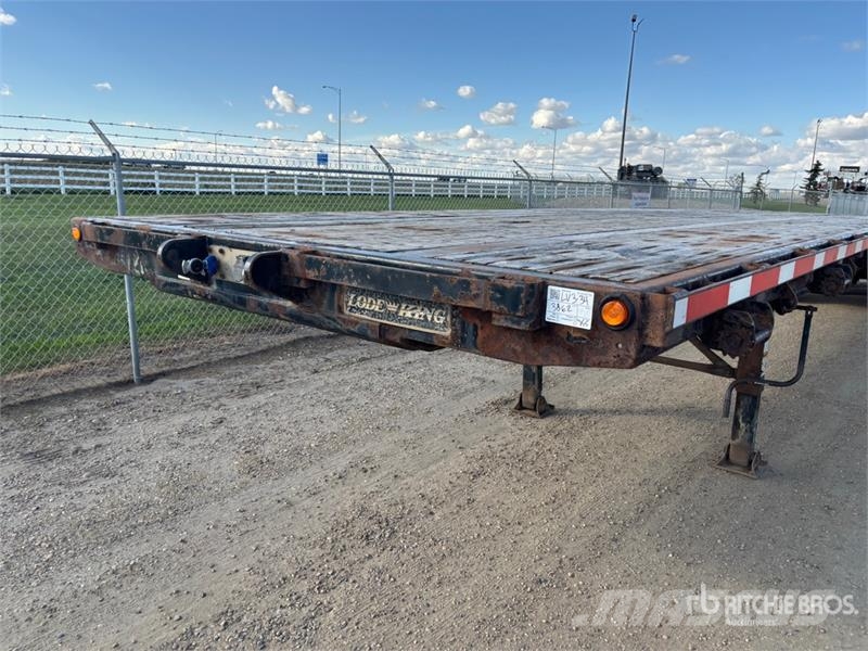 Lode King 53 ft Tri/A Flatbed Trailer 自卸半挂车