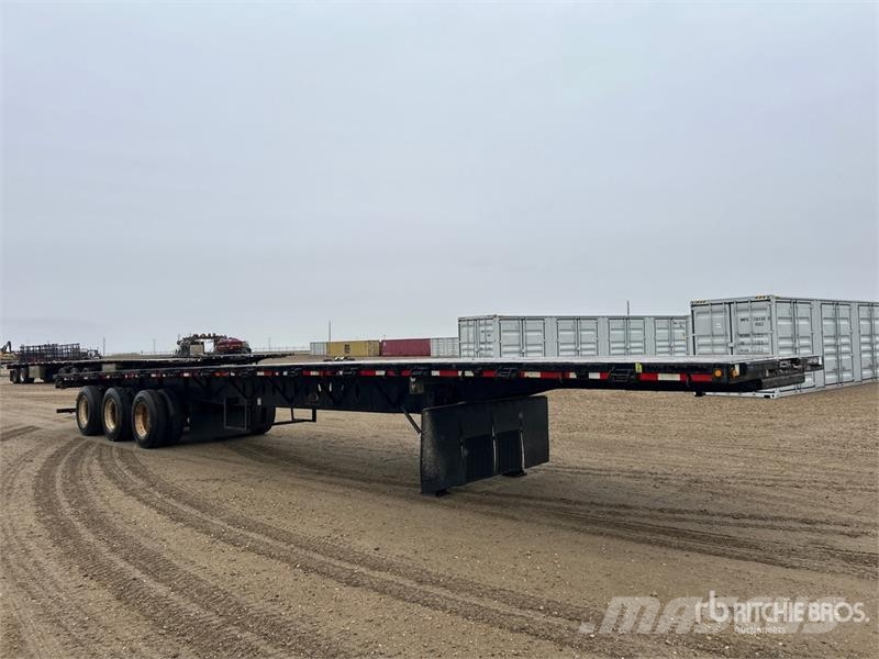 Lode King 53 ft Tri/A Flatbed Trailer Pick up/Prelata