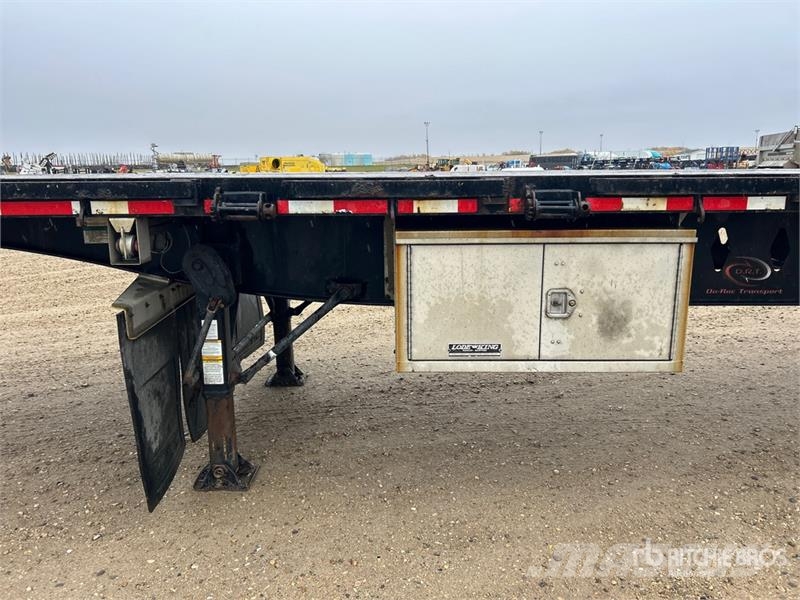Lode King 53 ft Tri/A Flatbed Trailer Pick up/Prelata