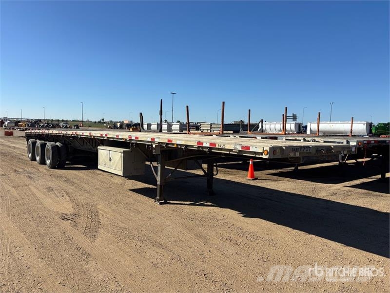 Lode King 53 ft Tri/A Flatbed Trailer Vlakke laadvloer