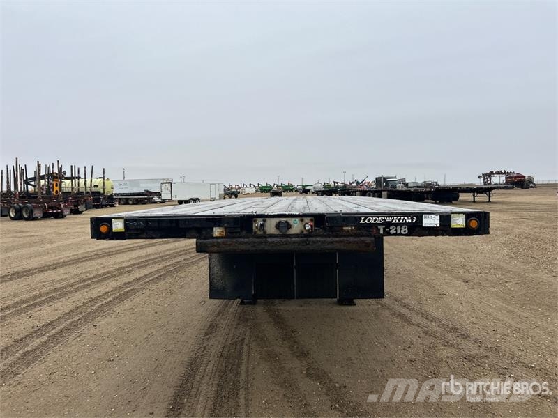 Lode King 53 ft Tri/A Flatbed Trailer Pick up/Prelata