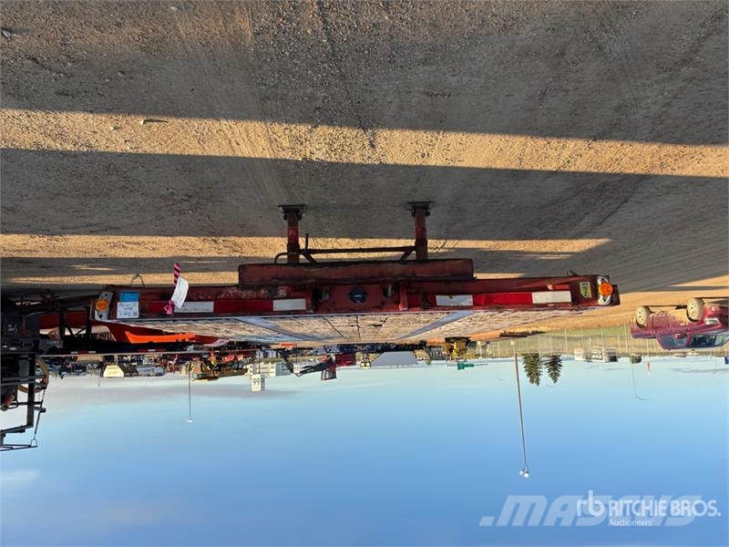 Lode King 53 ft Tri/A Flatbed Trailer Planhengere