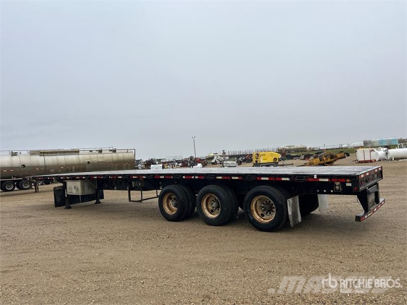 Lode King 53 ft Tri/A Flatbed Trailer Pick up/Prelata