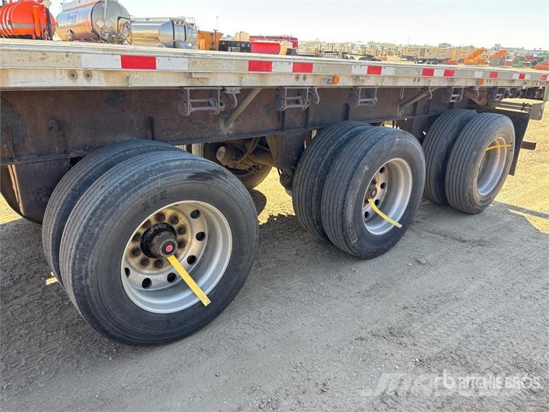Lode King 53 ft Tri/A Flatbed Trailer Vlakke laadvloer