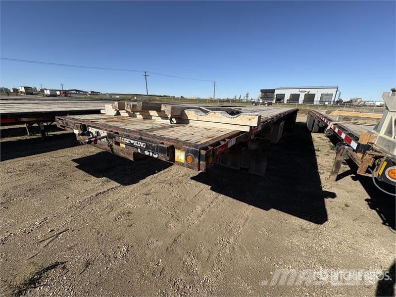 Lode King 53 ft Tri/A Flatbed Trailer Vlakke laadvloer