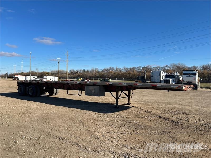 Lode King Flatbed Trailer Plataforma plana/laterales abatibles