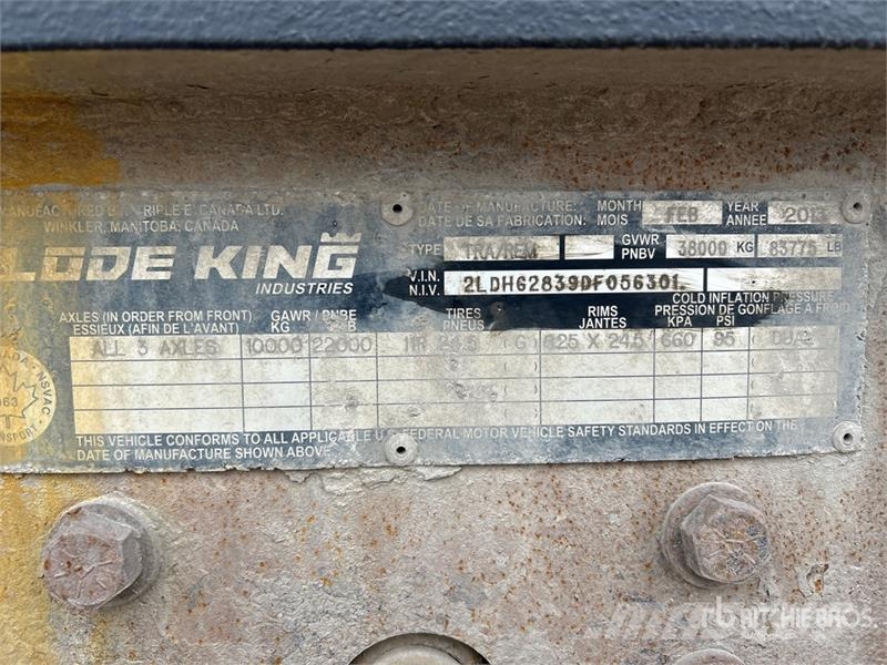 Lode King Grain Trailer Kornhengere
