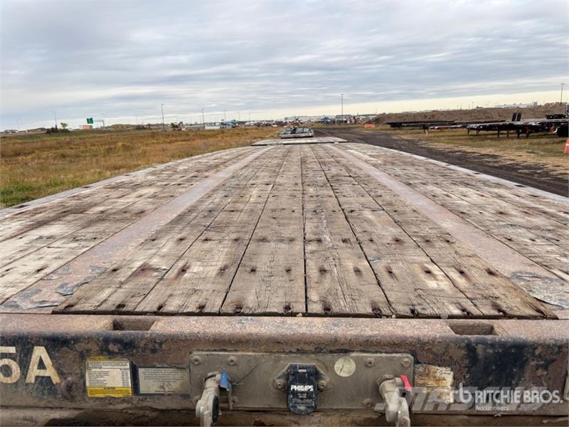 Lode King PF32-3 32 ft Super B-Train Lead Flatbed Trailer Lavaperävaunut