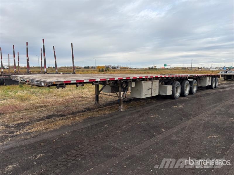 Lode King PF32-3 32 ft Super B-Train Lead Flatbed Trailer Lavaperävaunut