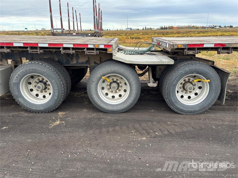 Lode King PF32-3 32 ft Super B-Train Lead Flatbed Trailer Lavaperävaunut