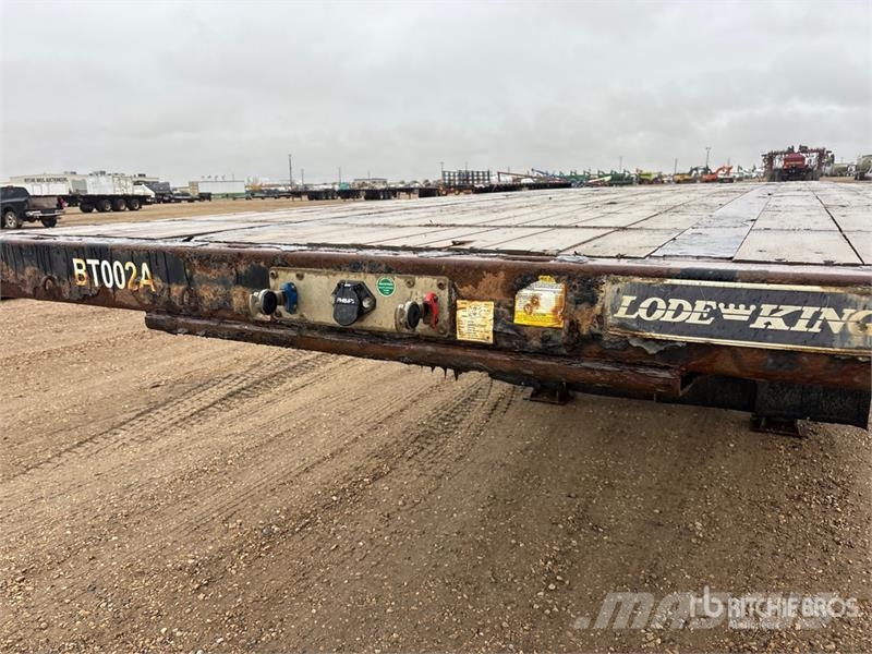 Lode King PFJ 32 ft Super B-Train Lead Flatbed Trailer 自卸半挂车