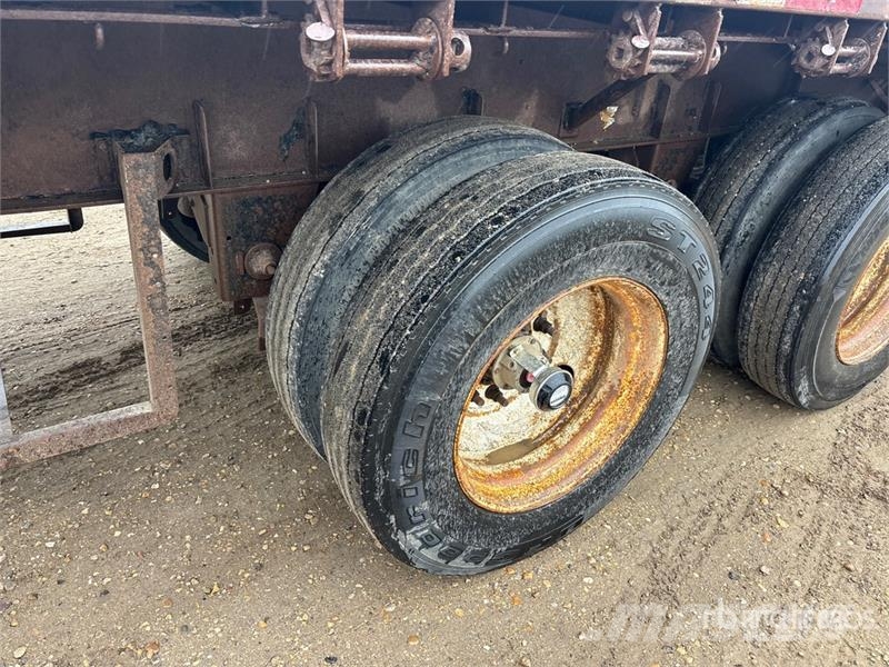 Lode King PFJ 32 ft Super B-Train Lead Flatbed Trailer 自卸半挂车