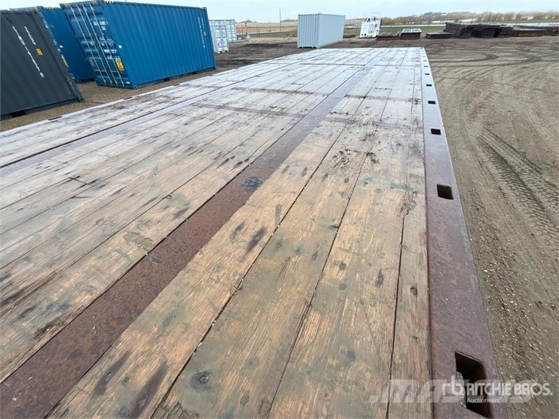 Lode King PFJ 32 ft Super B-Train Lead Flatbed Trailer 自卸半挂车