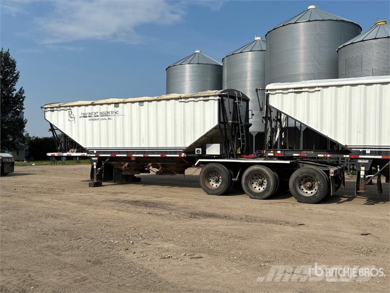 Lode King Super B-Train Grain Trailer Reboques de grãos e silagem