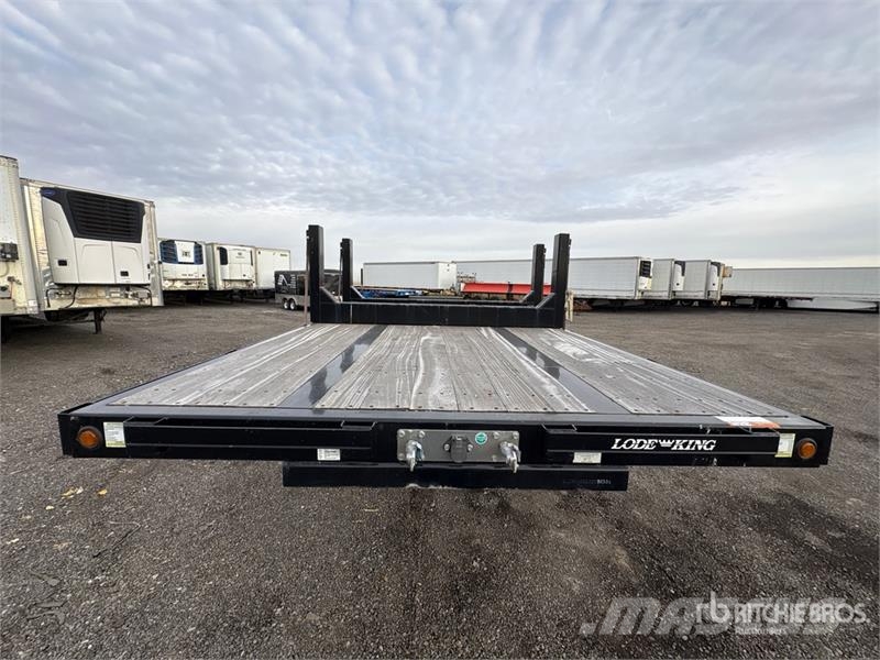 Lode King T/A Lowboy Trailer Mélybölcsős