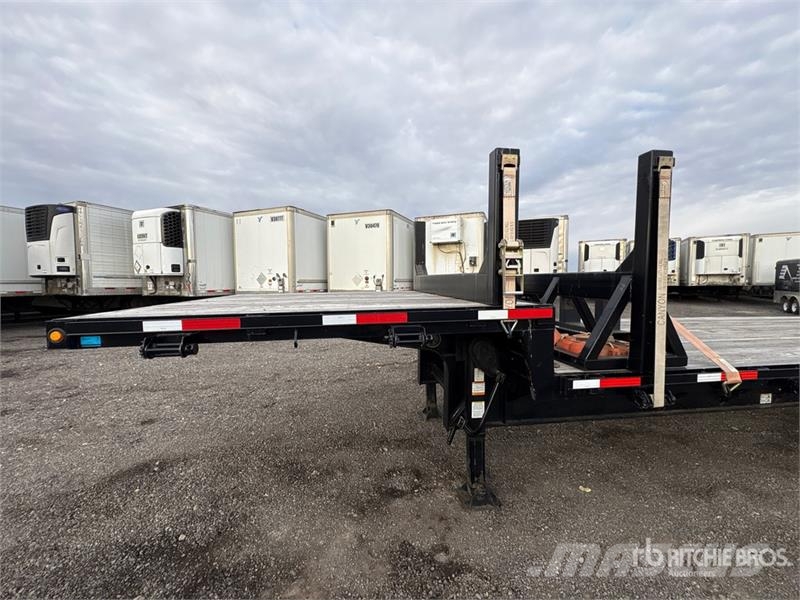 Lode King T/A Lowboy Trailer Mélybölcsős