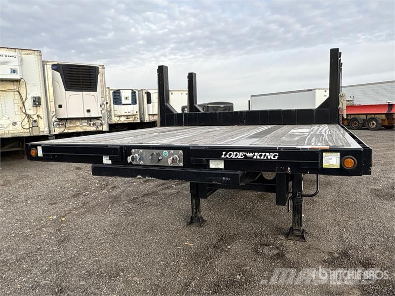 Lode King T/A Lowboy Trailer Mélybölcsős
