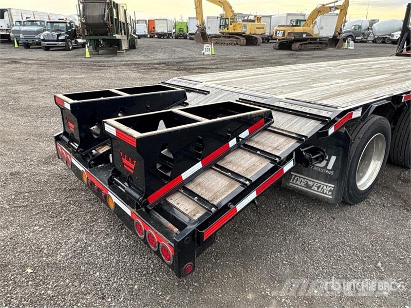 Lode King T/A Lowboy Trailer Mélybölcsős