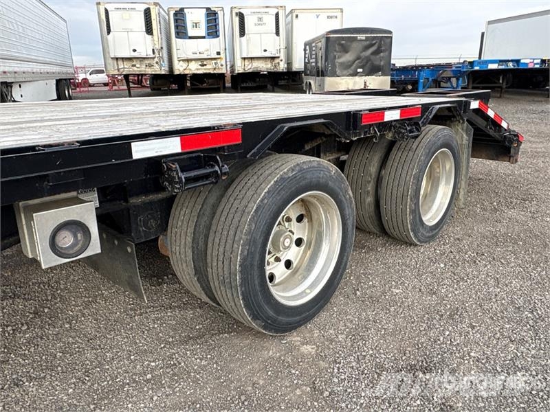 Lode King T/A Lowboy Trailer Mélybölcsős
