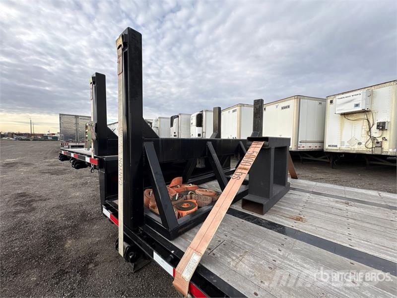 Lode King T/A Lowboy Trailer Mélybölcsős