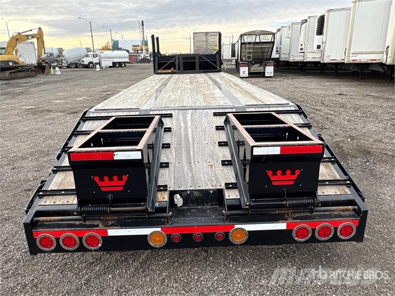 Lode King T/A Lowboy Trailer Mélybölcsős